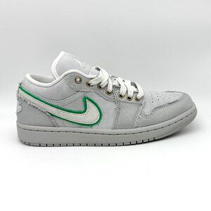 Air Jordan 1 Low SE Womens Distressed Light Smoke Grey Shoes Sz 7.5 IH3369-077